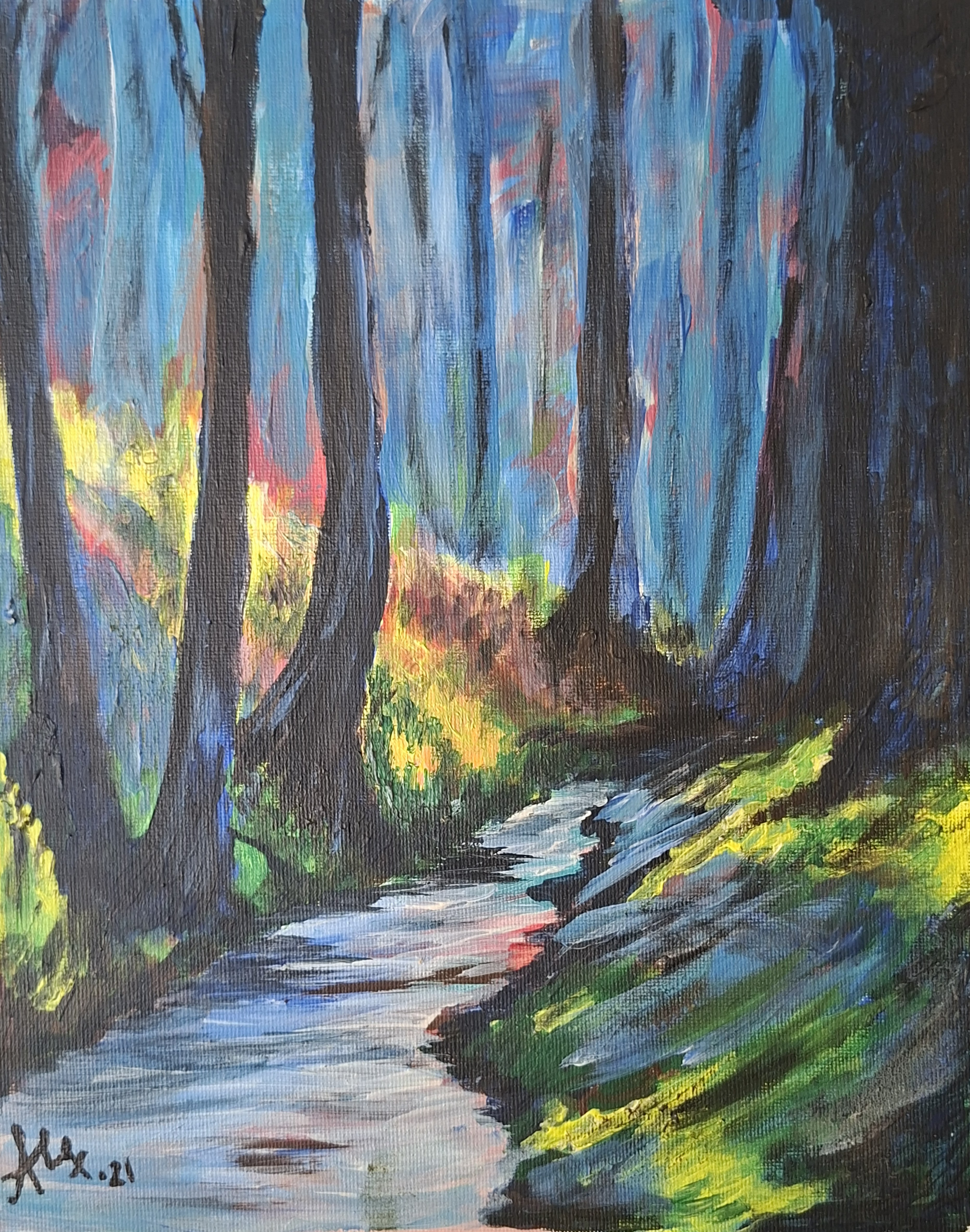 Modrý les
